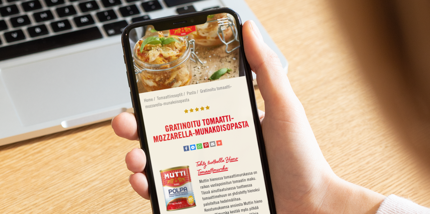 Website development for Mutti